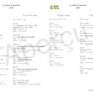 Guide des formes du cabinet de géométrie mulitlingue