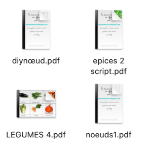 Cartes de nomenclature "Plantes et jardin"